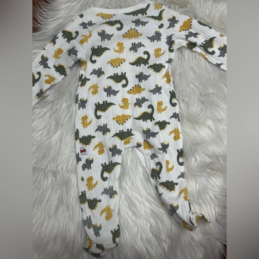 Infant Dapper Dude Footie Pajama - dinosaurs